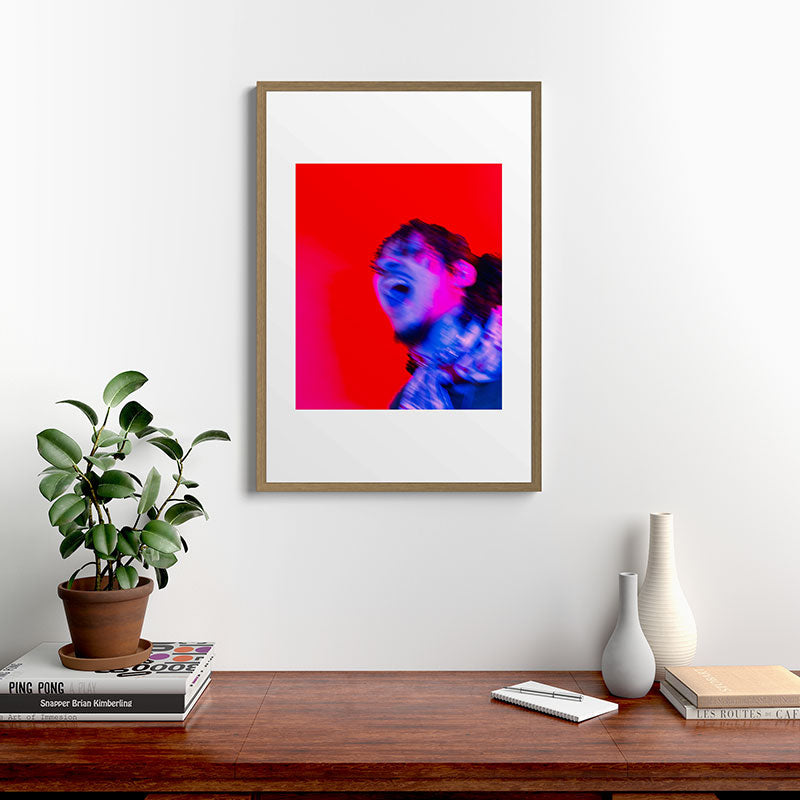 "fixation" Framed Art Print