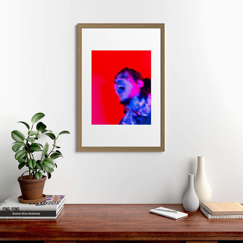 "fixation" Framed Art Print