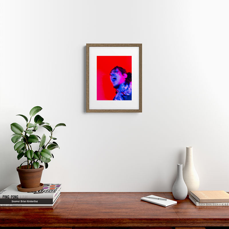 "fixation" Framed Art Print