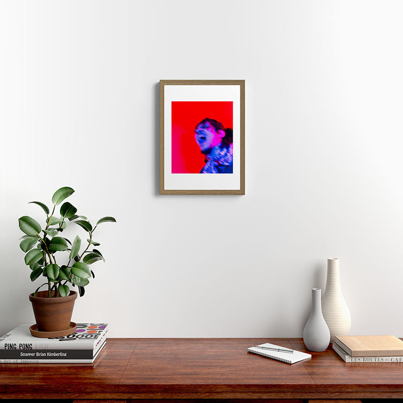 "fixation" Framed Art Print