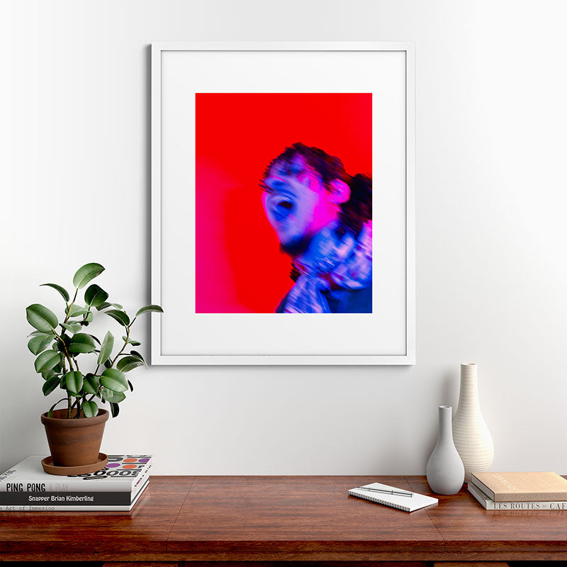 "fixation" Framed Art Print