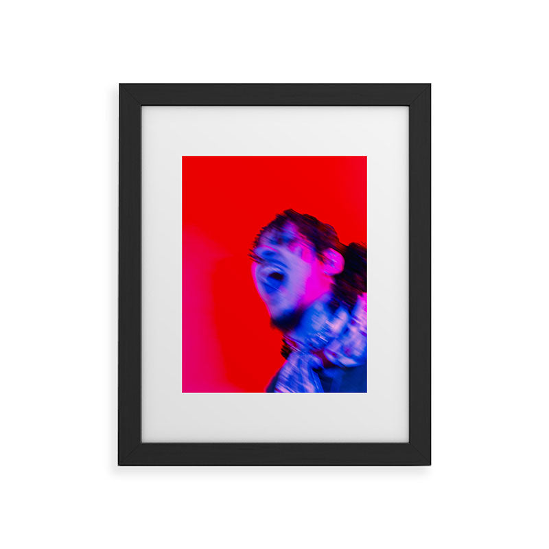 "fixation" Framed Art Print
