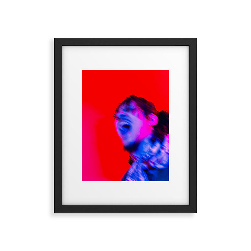 "fixation" Framed Art Print