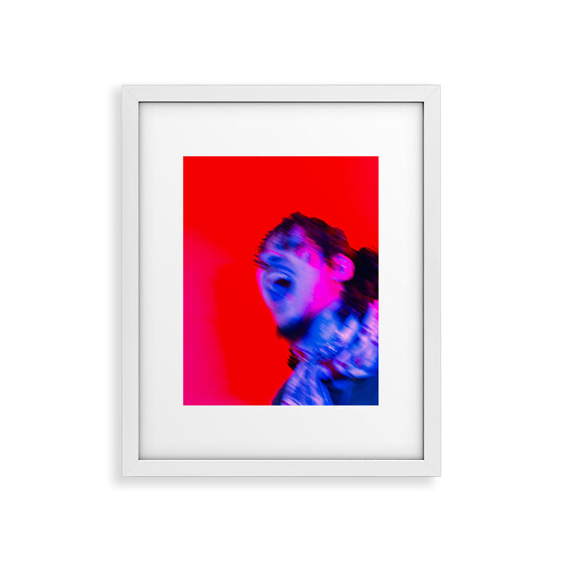 "fixation" Framed Art Print