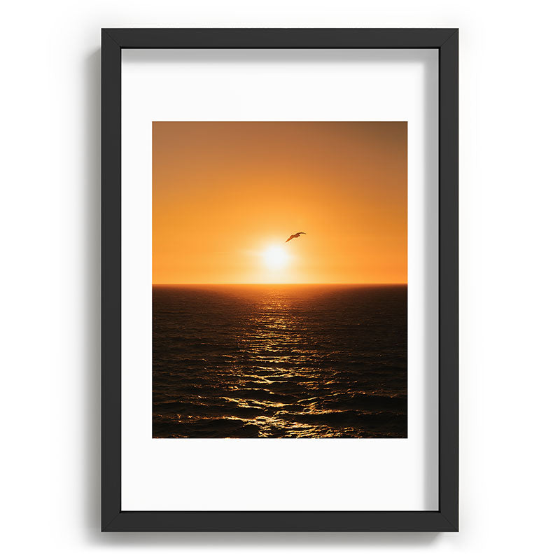 "flying solo" Framed Art Print