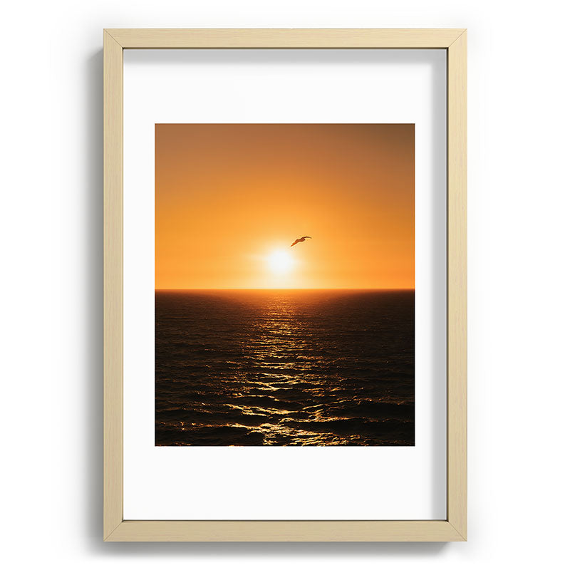 "flying solo" Framed Art Print
