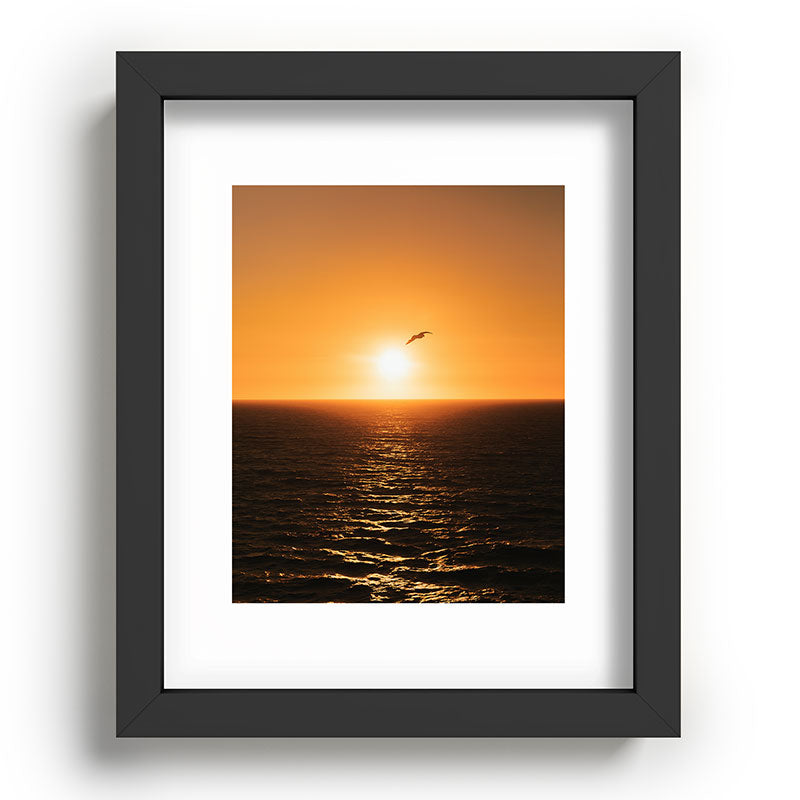 "flying solo" Framed Art Print