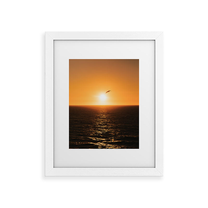 "flying solo" Framed Art Print
