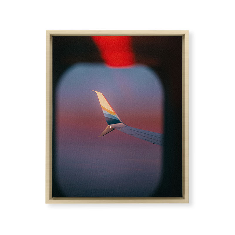 "mile high" Framed Canvas Print