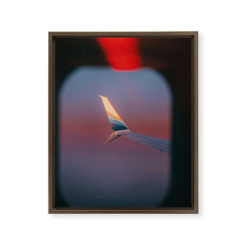 "mile high" Framed Canvas Print