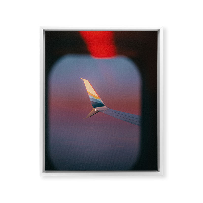"mile high" Framed Canvas Print