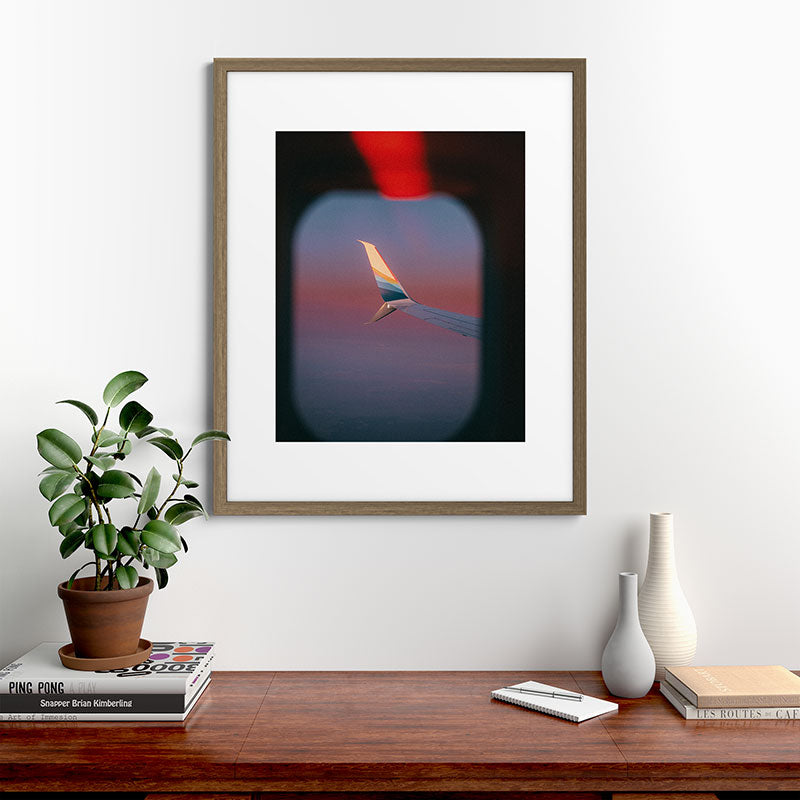 "mile high" Framed Art Print