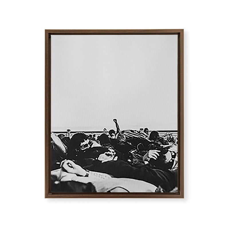 "movement" Framed Canvas Print