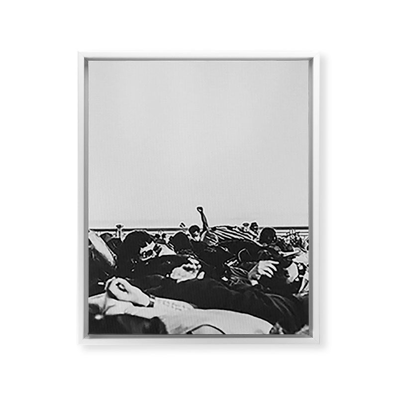 "movement" Framed Canvas Print