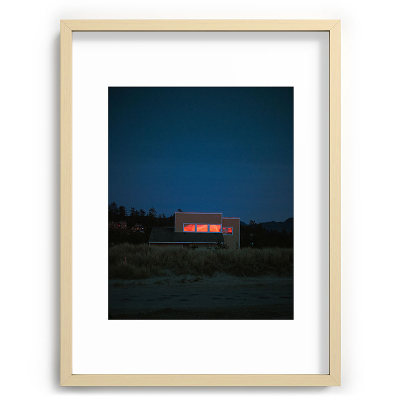 "sundown" Framed Art Print