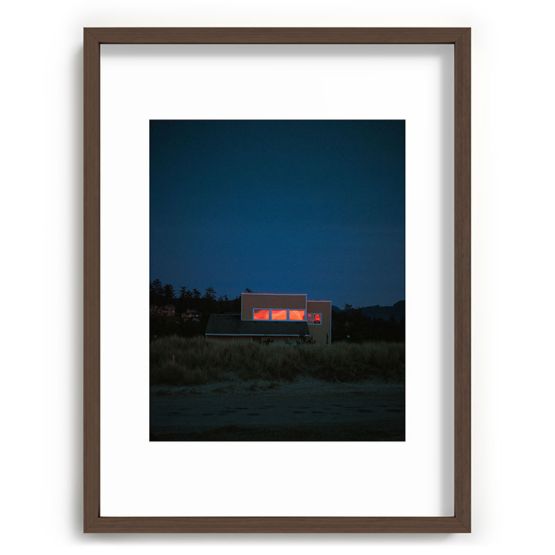 "sundown" Framed Art Print