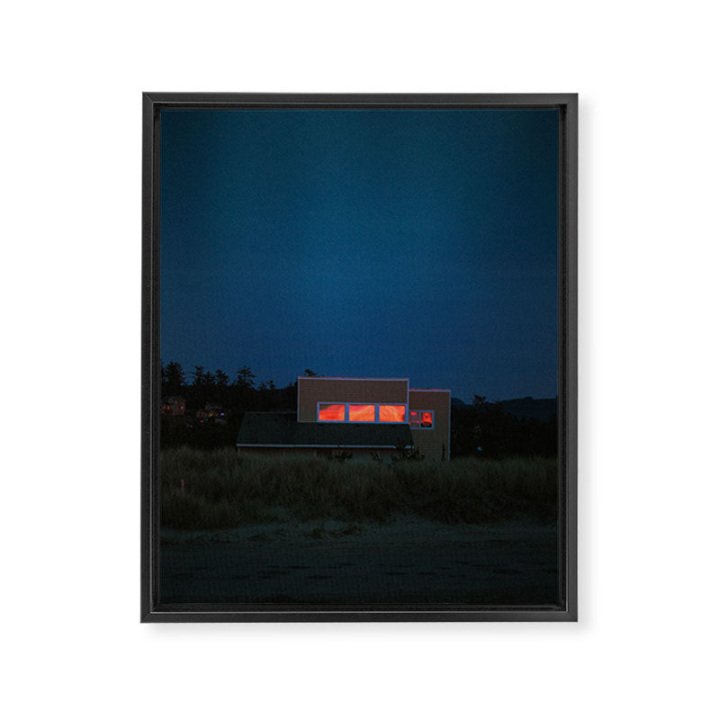 "sundown" Framed Canvas Print