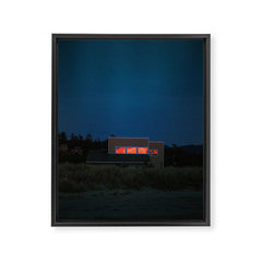 "sundown" Framed Canvas Print