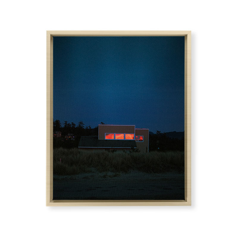 "sundown" Framed Canvas Print