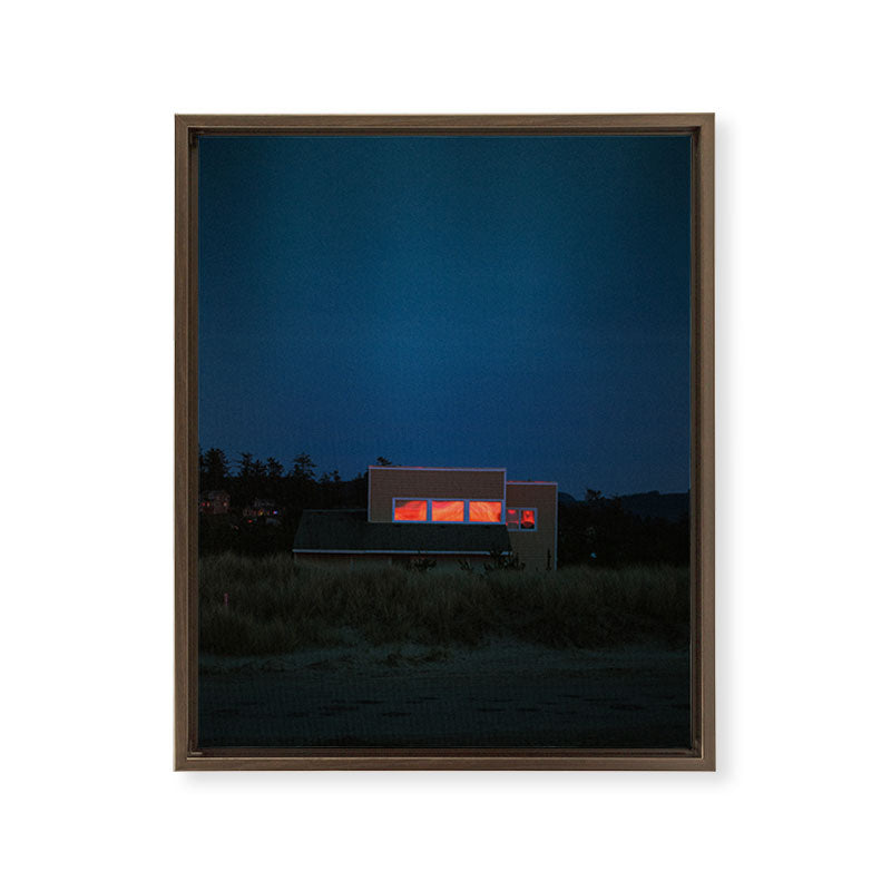 "sundown" Framed Canvas Print
