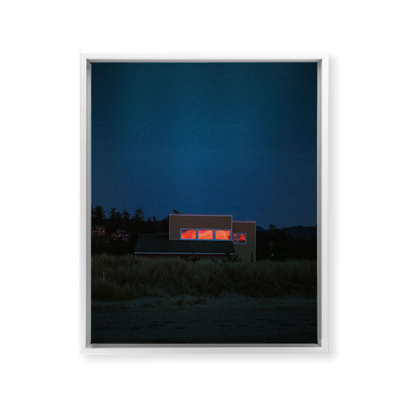 "sundown" Framed Canvas Print