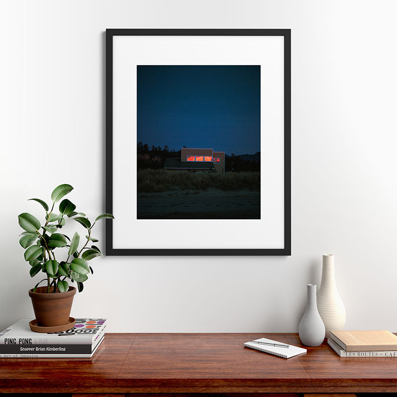 "sundown" Framed Art Print