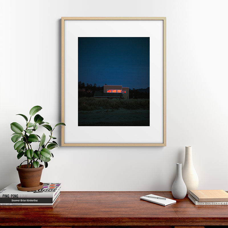 "sundown" Framed Art Print
