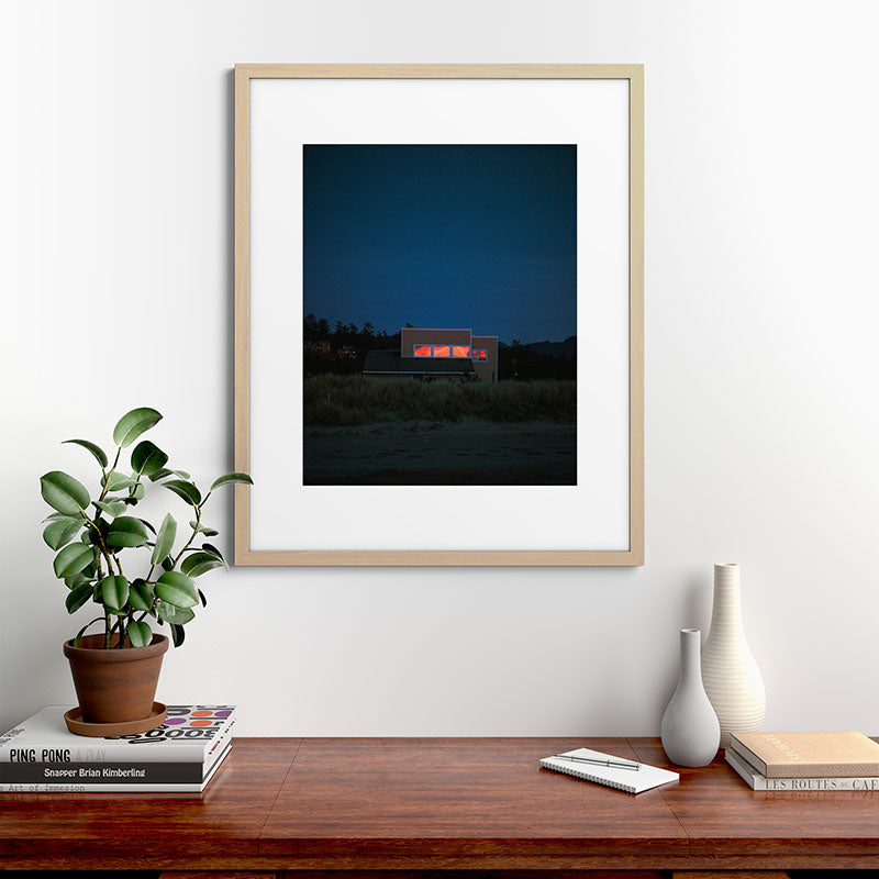 "sundown" Framed Art Print