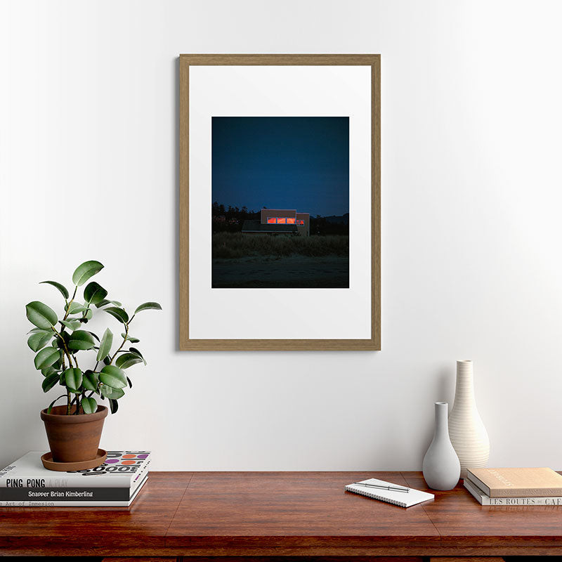 "sundown" Framed Art Print