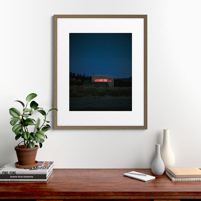 "sundown" Framed Art Print
