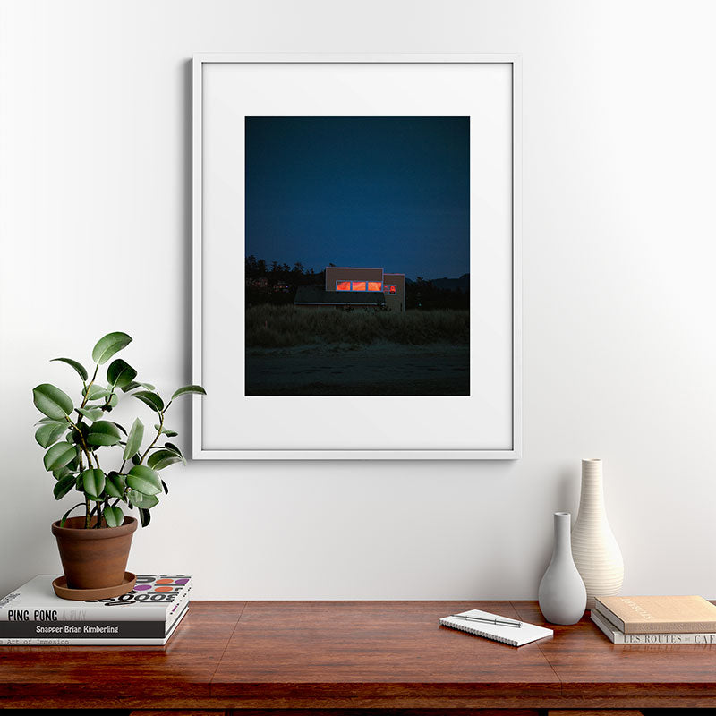 "sundown" Framed Art Print