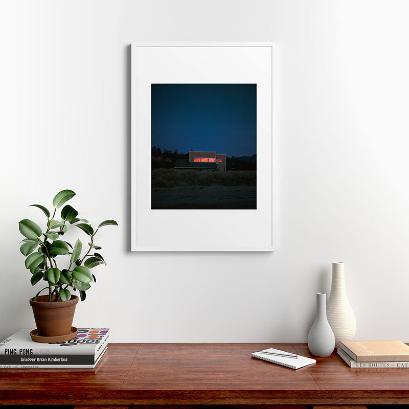 "sundown" Framed Art Print
