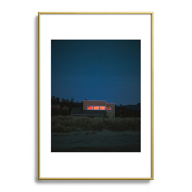 "sundown" Framed Art Print