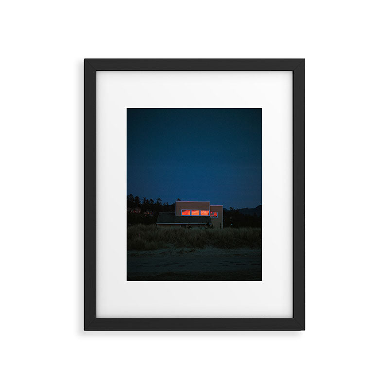 "sundown" Framed Art Print