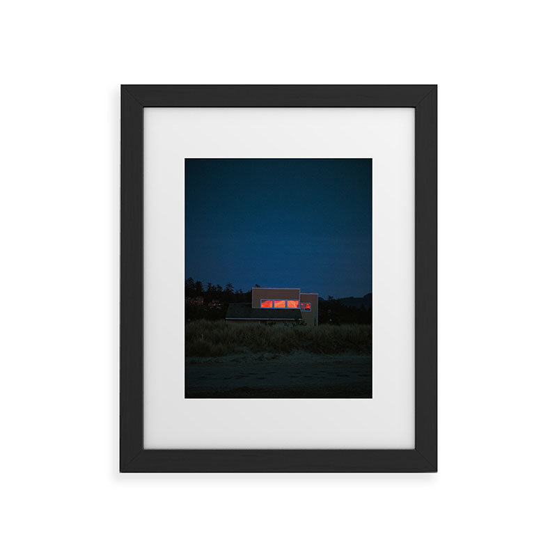 "sundown" Framed Art Print
