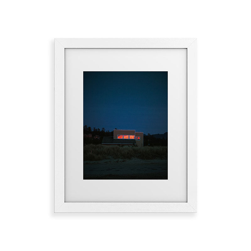 "sundown" Framed Art Print