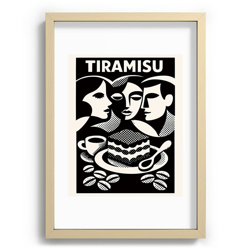 1920s Tiramisu Art Deco Framed Art Print