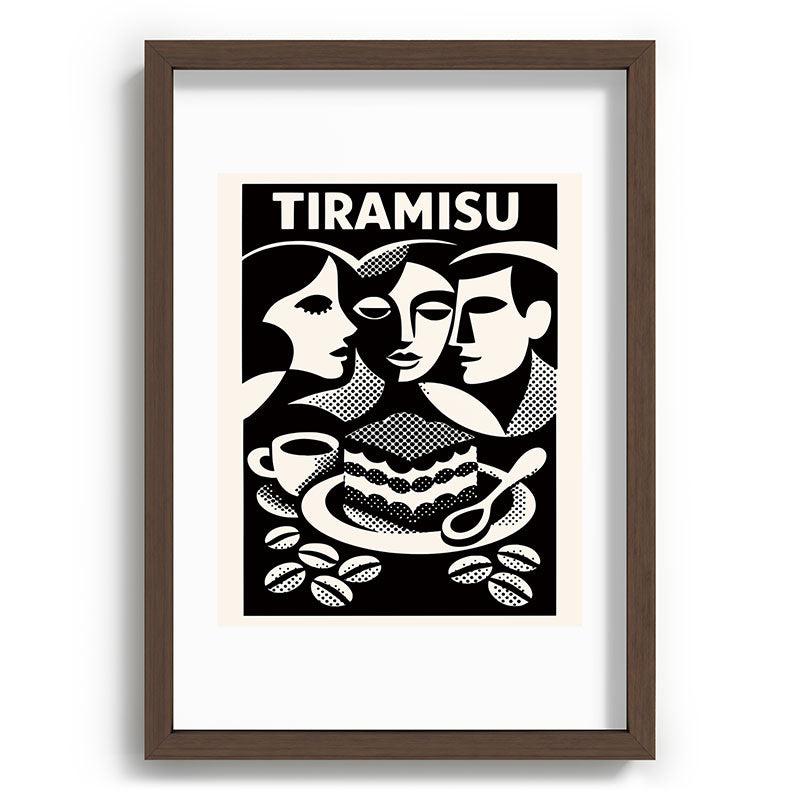 1920s Tiramisu Art Deco Framed Art Print