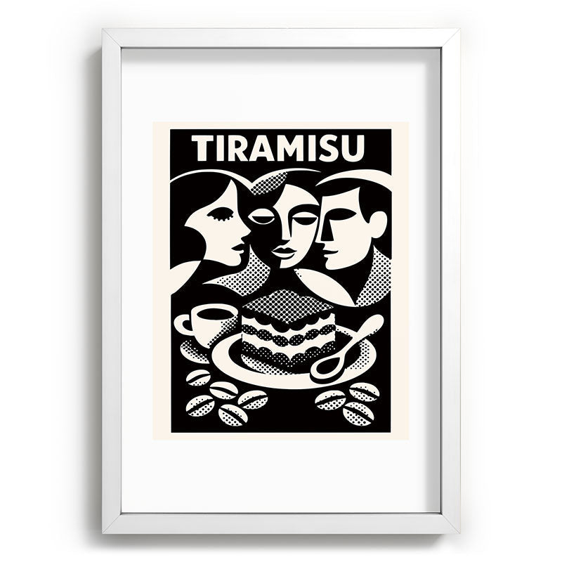 1920s Tiramisu Art Deco Framed Art Print