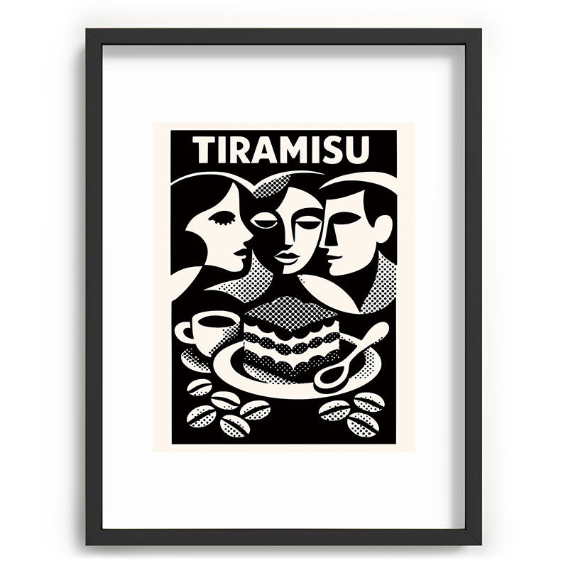 1920s Tiramisu Art Deco Framed Art Print