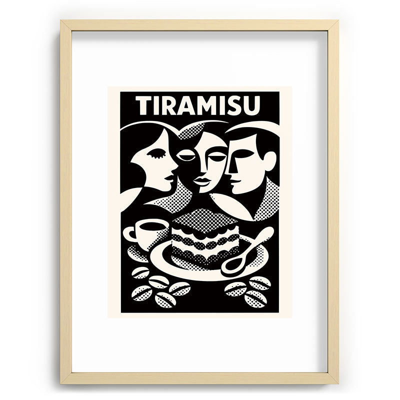 1920s Tiramisu Art Deco Framed Art Print