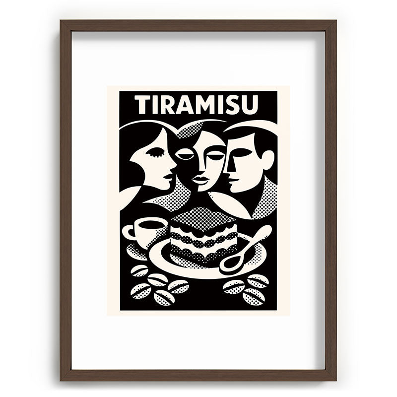 1920s Tiramisu Art Deco Framed Art Print