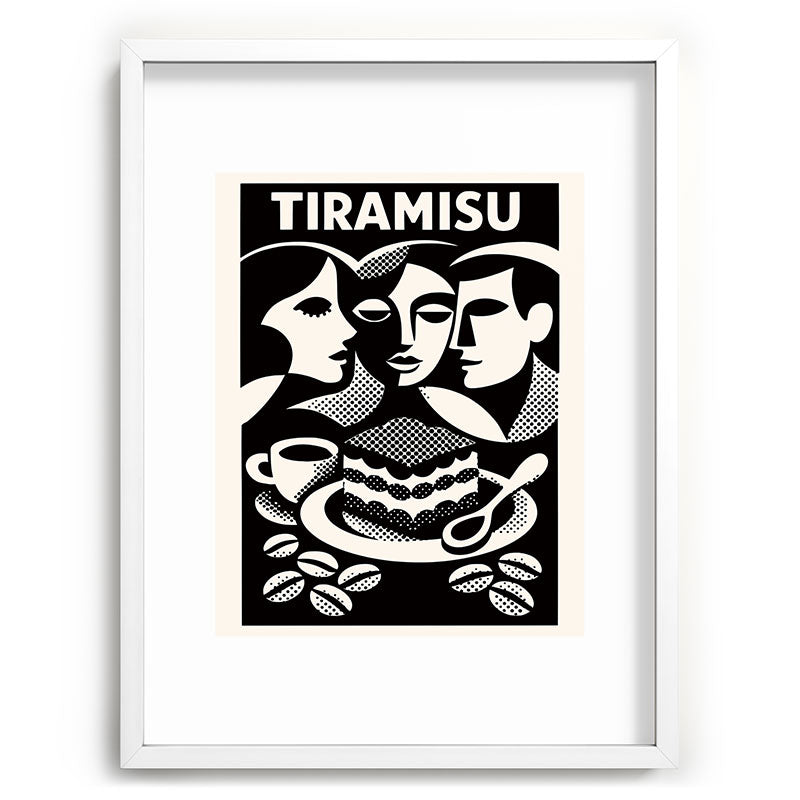 1920s Tiramisu Art Deco Framed Art Print