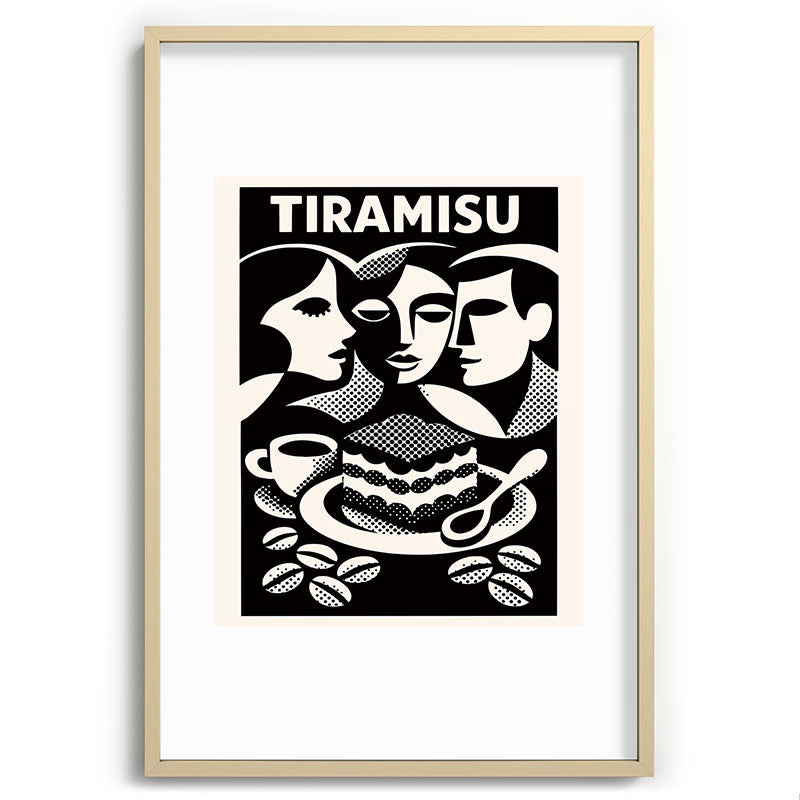 1920s Tiramisu Art Deco Framed Art Print