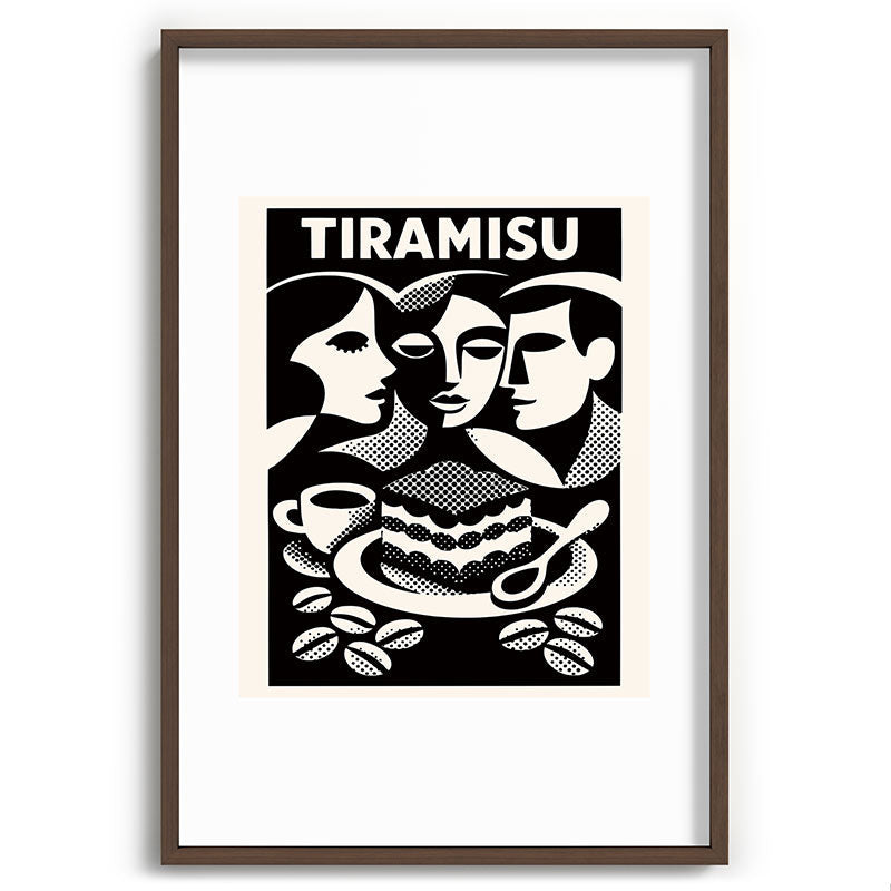 1920s Tiramisu Art Deco Framed Art Print