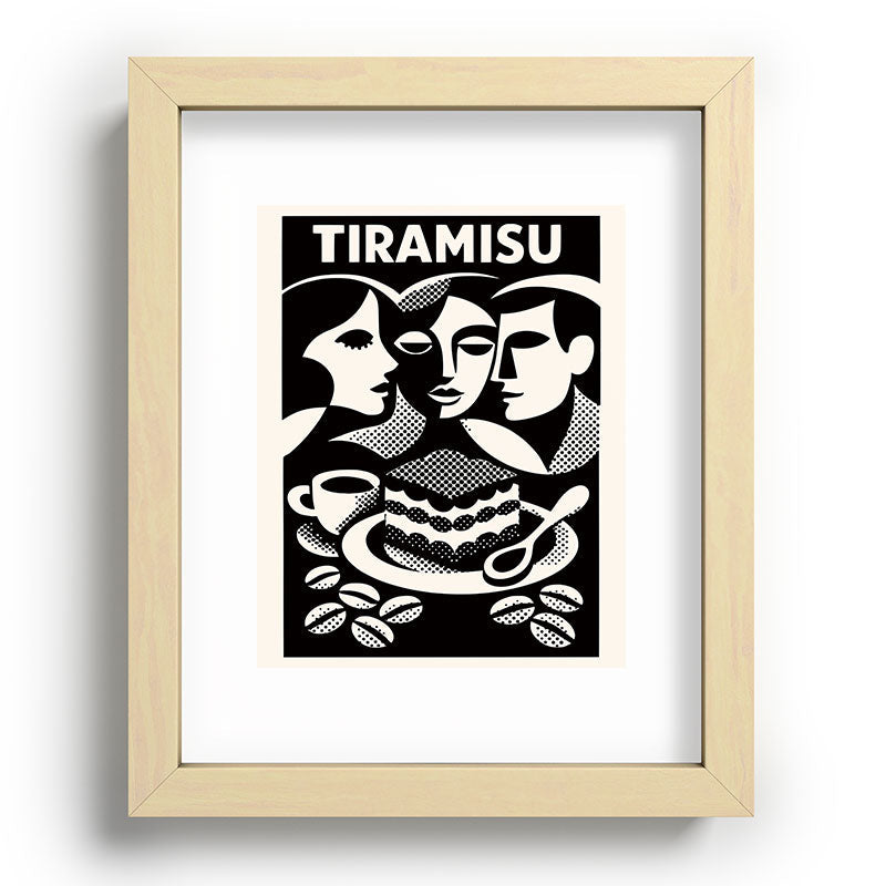 1920s Tiramisu Art Deco Framed Art Print