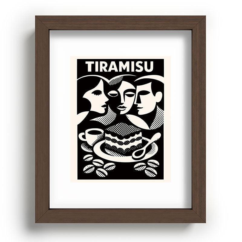 1920s Tiramisu Art Deco Framed Art Print