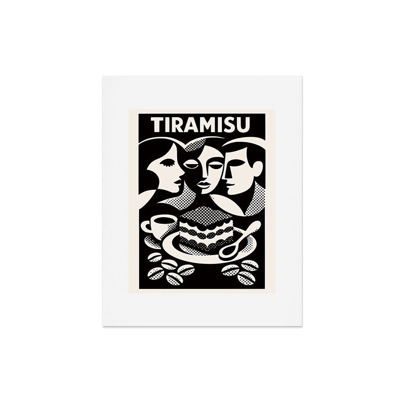 1920s Tiramisu Art Deco Art Print