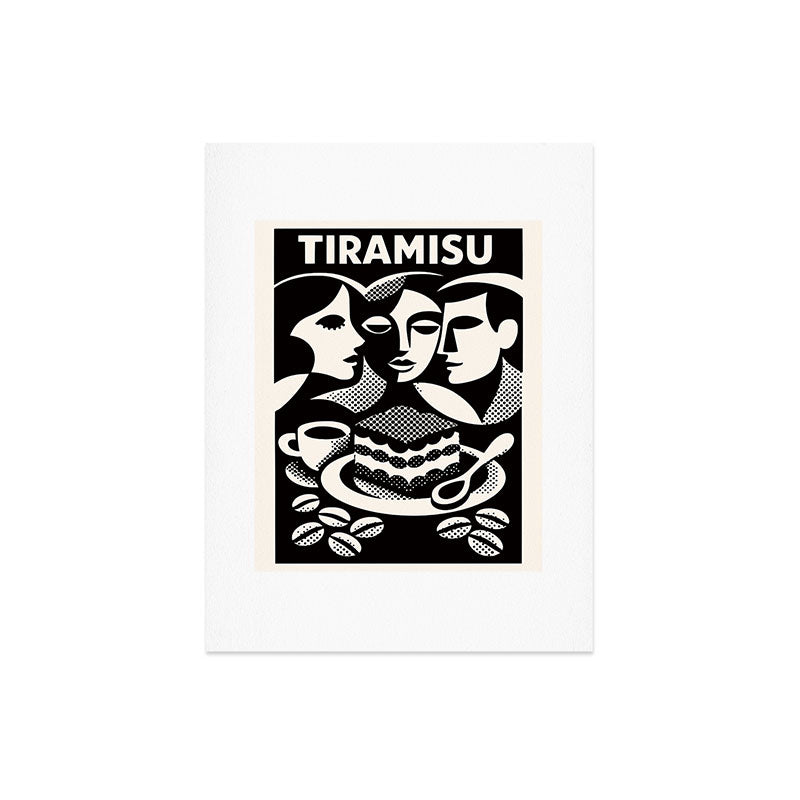 1920s Tiramisu Art Deco Art Print