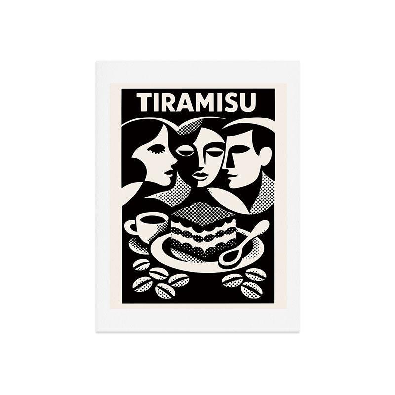 1920s Tiramisu Art Deco Art Print
